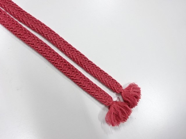  アンティーク　正絹　帯留め用　手組三分紐